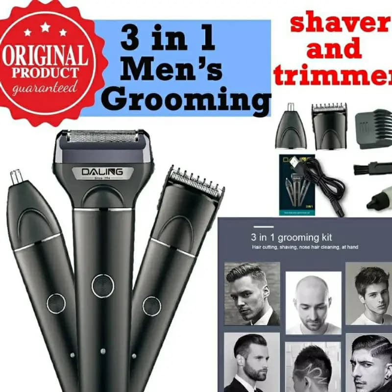 3 in 1 electric hair removal Men's shaver